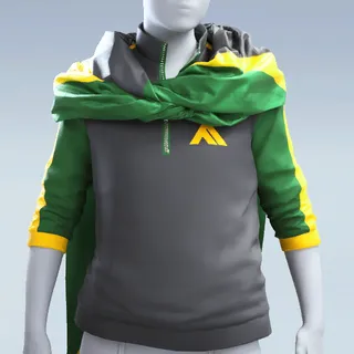 HALF-ZIP: JAMAICA