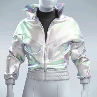 METALLIC ZIP-UP