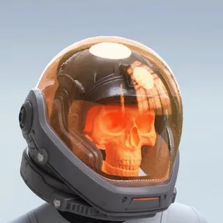 HARD VACUUM HELMET