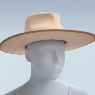 FLAT-WHITE FEDORA